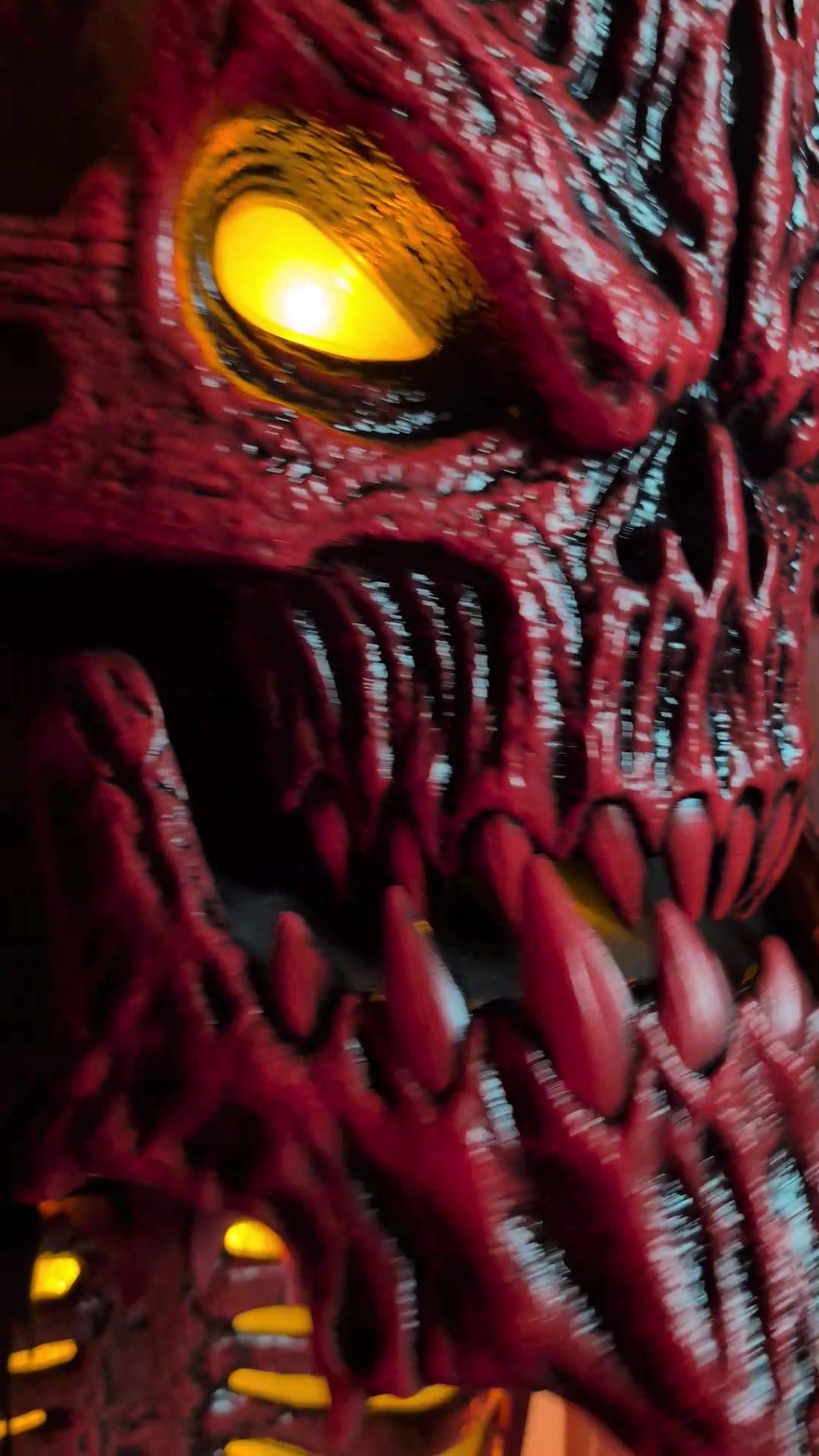 Dare to summon the demon of your darkest fears—Galthax has arrived! This exclusive Animated Galthax the Underworld Demon Decoration brings eerie realism to any haunted display, featuring terrifying sounds, eerie movements, and a sinister stare that cuts straight to the soul.
Once Galthax is unleashed, there's no turning back! Frighten everyone who walks up to your door with our exclusive Animated Galthax the Underworld Demon Decoration. With glowing eye, and menacing movements, it's suer to be a horrifying addition to your display.